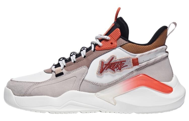 

Кроссовки мужские Get Rich Every Day Lifestyle Shoes Men Mid-Top Brown Red Qiaodan