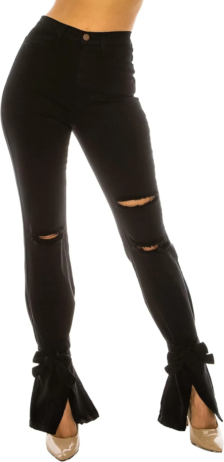 

Джинсы Aphrodite Flare Bell Bottom для женщин, супер высокая посадка, широкие клеш