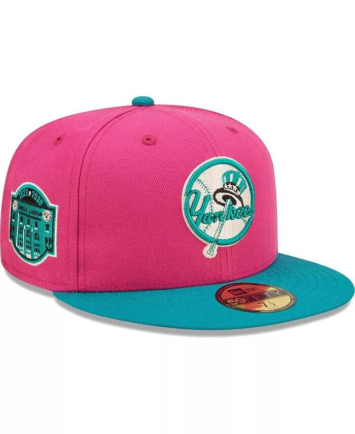 

Мужская розовая, зеленая шляпа New York Yankees Cooperstown Collection Yankee Stadium Passion Forest 59Fifty New Era