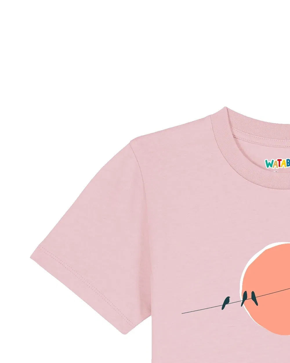 Футболка хлопковая Wat? Apparel, розовый — фото 3