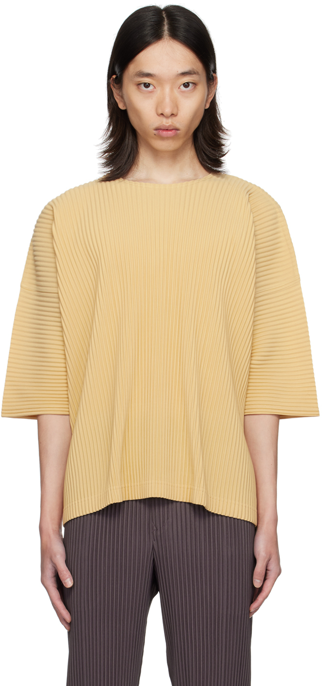 

Футболка Yellow Monthly Color, июль HOMME PLISSe ISSEY MIYAKE, Vanilla beige