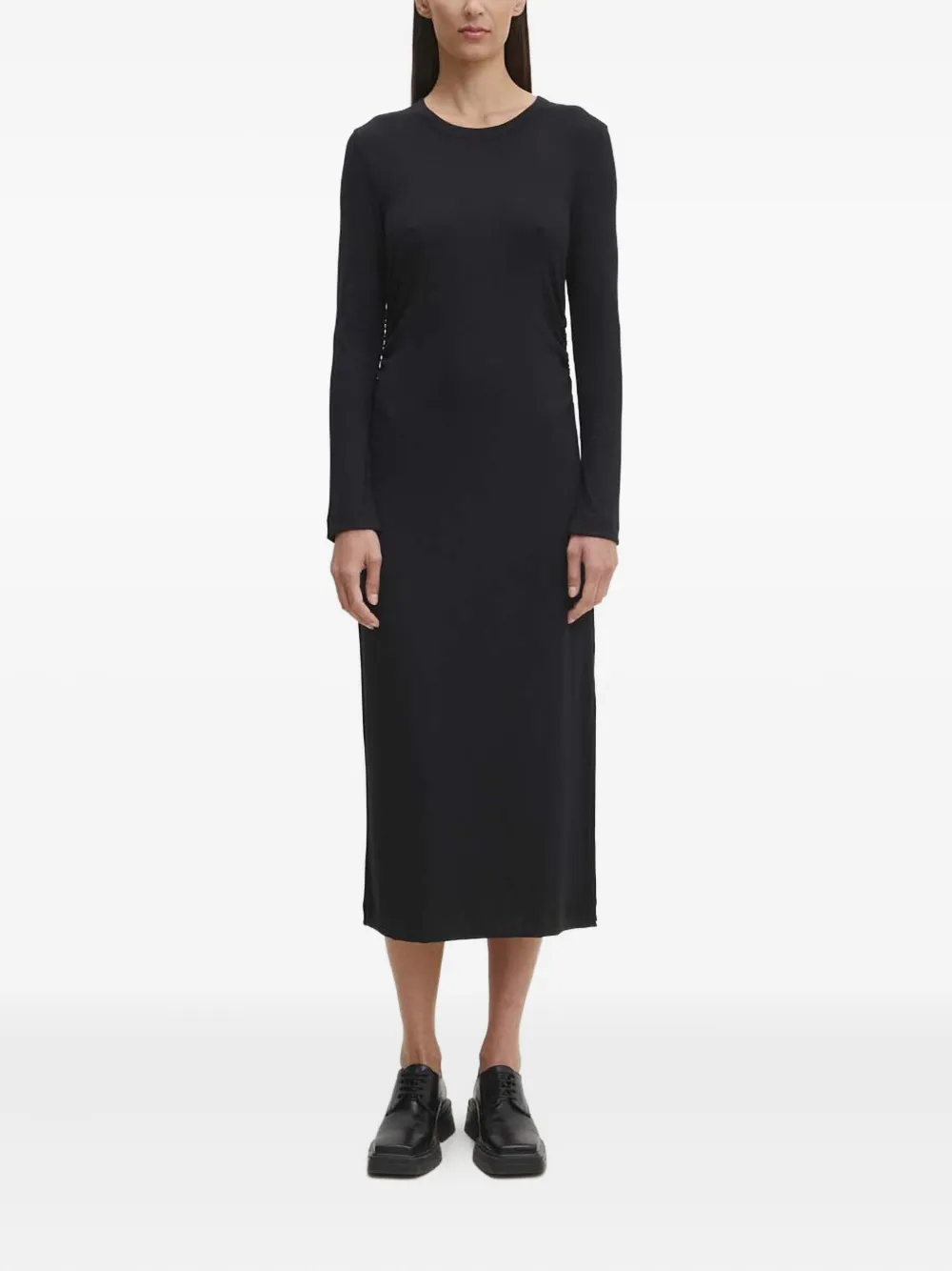 

Платье миди с длинными рукавами Marc O'Polo, черный