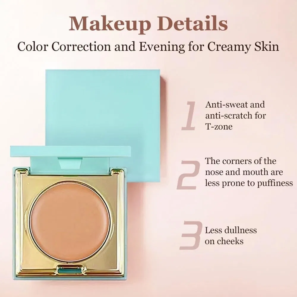 Консилер корректор для области вокруг глаз с кистью, Medium-Tan Peach, Generic — фото 3