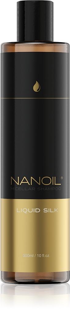 

Мицеллярный шампунь «Жидкий шелк» для блеска и мягкости волос Nanoil, 300 мл