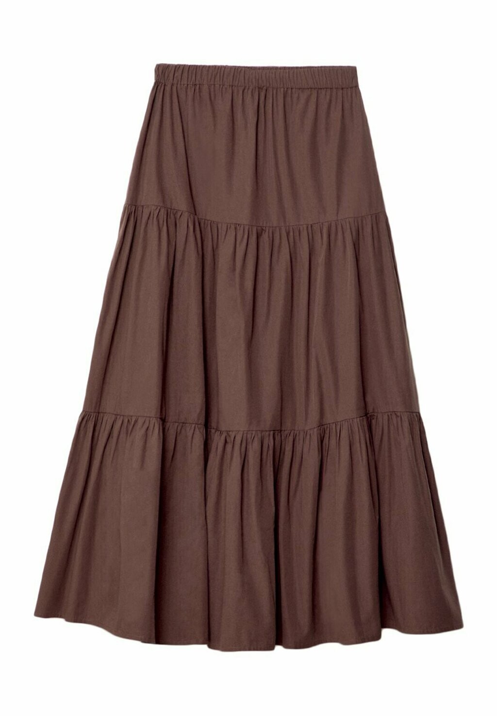 

Юбка макси Stradivarius, коричневый
