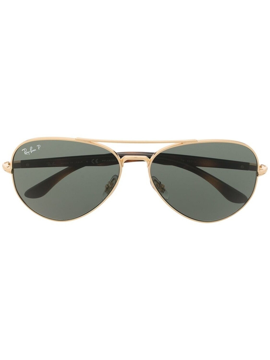 

Ray-Ban солнцезащитные очки-авиаторы RB3675, черный