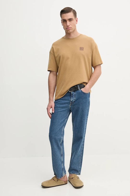 

Хлопковая футболка American Vintage, зеленый