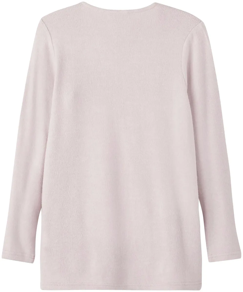 Кардиган Name It "NKFVICTI LS KNIT CARD", светло-фиолетовый — фото 2