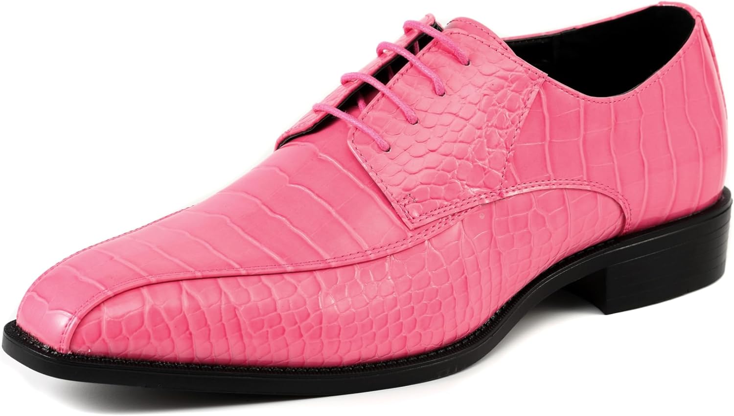 

Мужские классические туфли Amali Harvey Fashion с крокодиловой кожей, фуксия