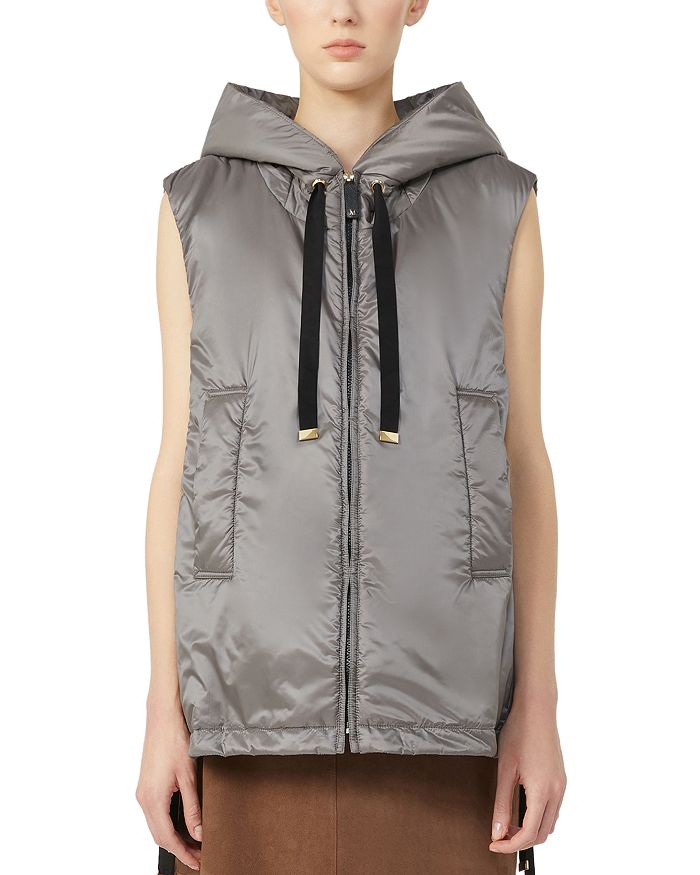 

Куртка-пуховик с капюшоном The Cube Max Mara, серый