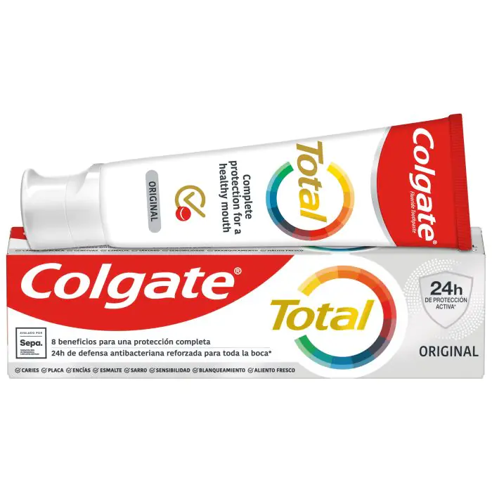 

Зубная паста pasta de dientes protección completa total original Colgate, объем 75 мл