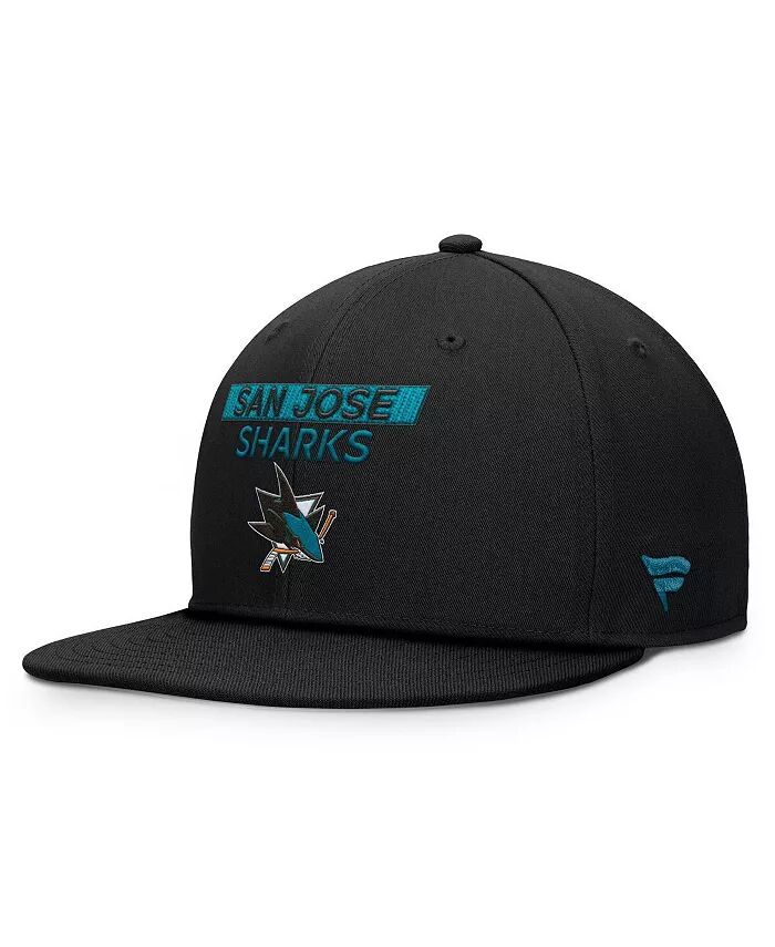 

Мужская черная бейсболка San Jose Sharks Authentic Pro Prime Snapback Fanatics