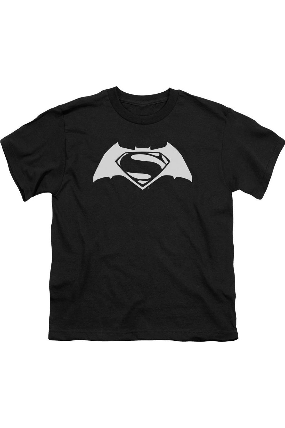 

Футболка с простым лого Batman V Superman для детей Gildan, черный