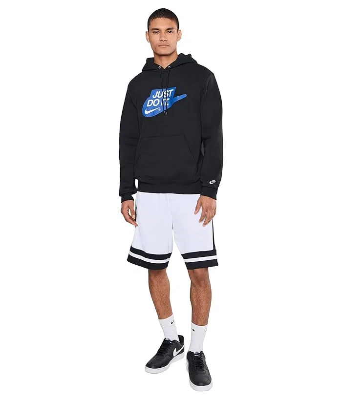 Худи Nike Club Fleece Sportswear, Black/Black/White — фото 2