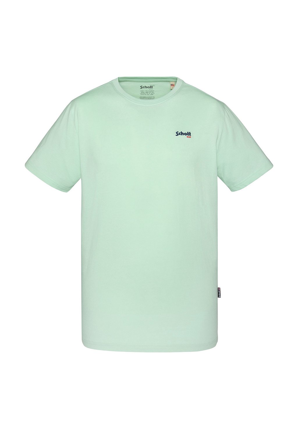 

Базовая футболка CREWNECK Schott, зеленый