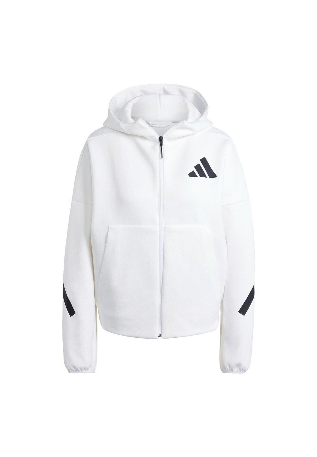 Толстовка с капюшоном Z.N.E. FULL ZIP adidas Sportswear, белый — фото 2