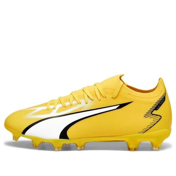 

Кроссовки ultra match fg/ag 'yellow blaze white black' Puma, желтый