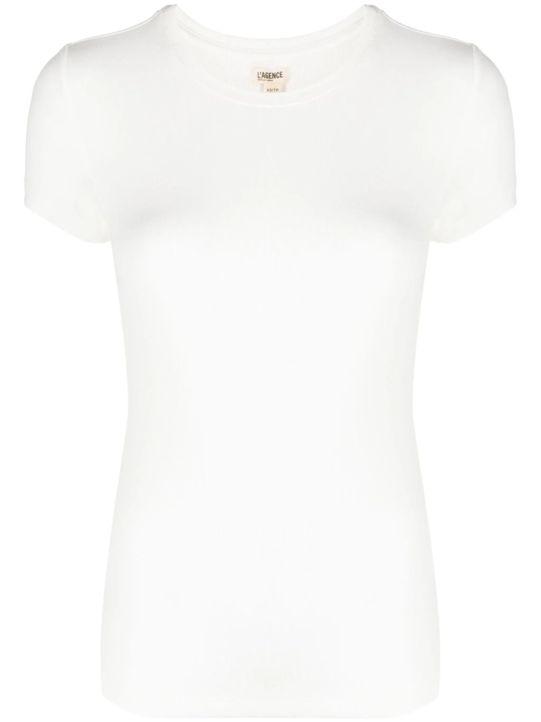 

Топ с круглым вырезом L'Agence, белый