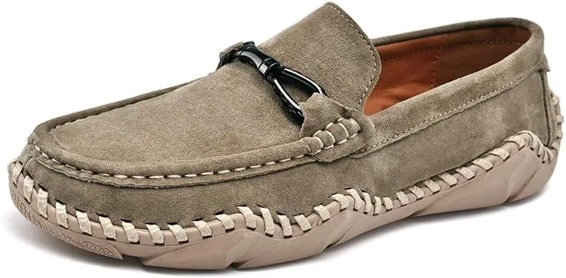 Лоферы мужские на плоском каблуке, Khaki SayfuR