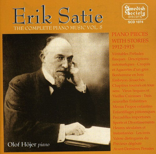 

CD диск Satie / Hojer: Complete Piano Music 5