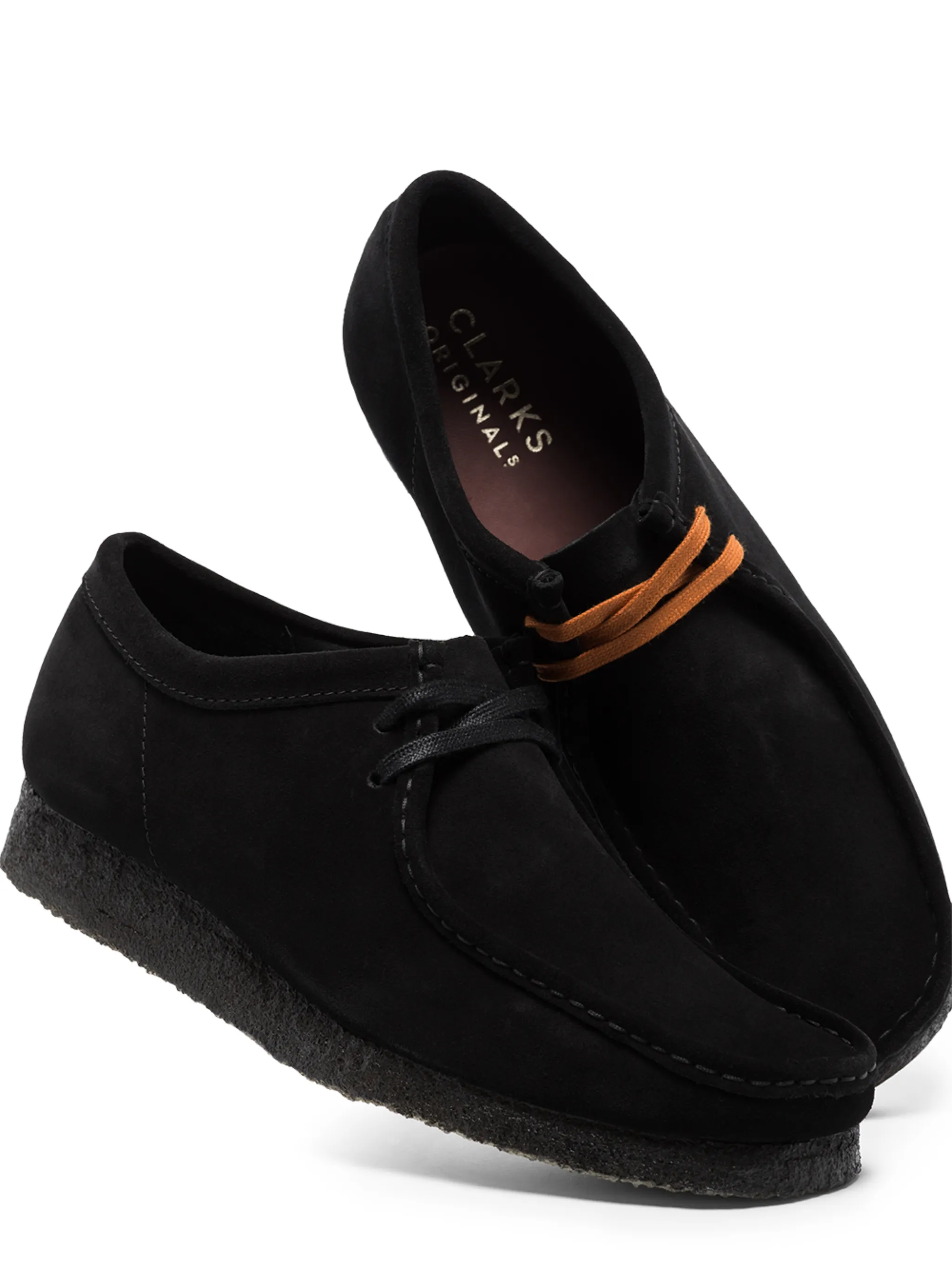 Туфли Wallabee на шнуровке Clarks Originals, черный — фото 2