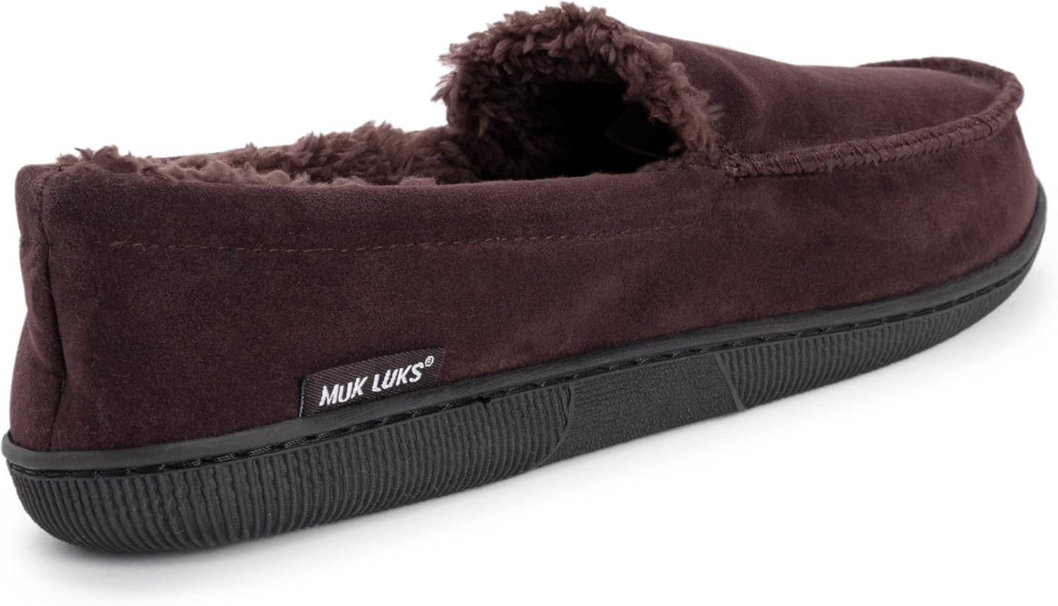 MUK LUKS мужские мокасины из искусственной замши, коричневый — фото 2