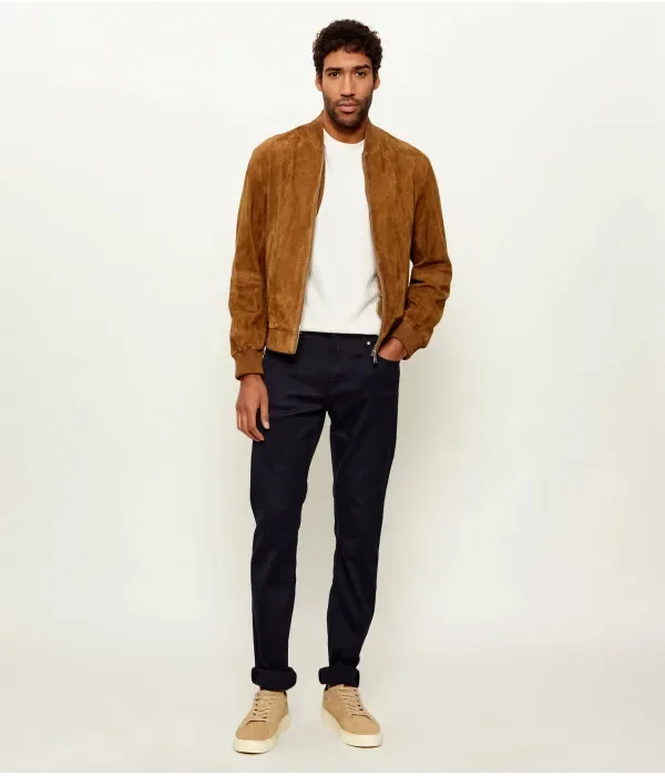 Джинсы H-Delaware_RMW slim fit Boss, темно-синий — фото 2