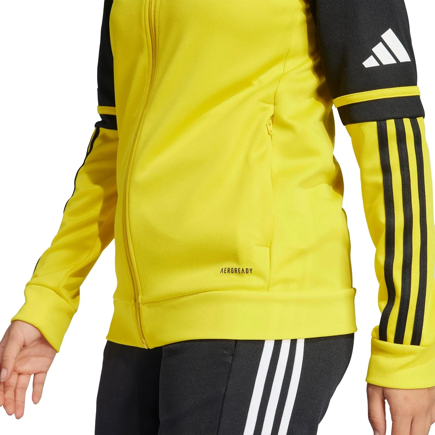Детская худи adidas Squadra25, Team Yellow/Black/White — фото 4