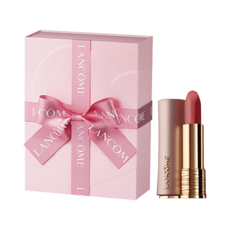 

LANCOME Lankou маленький круглый кулон помада, розовое золото тюбик мягкий матовый тон осветляющий 3,4g подарок для лучшей подруги день рождения