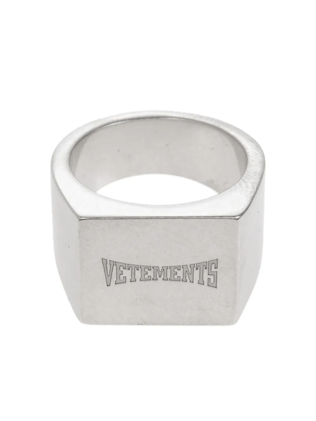 

Прямоугольное кольцо-печатка VETEMENTS