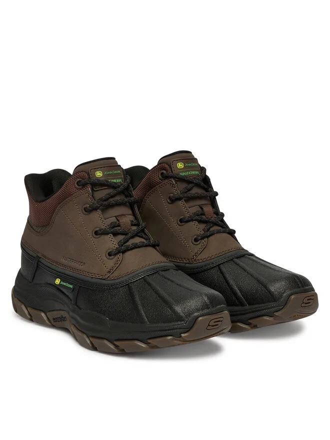 Skechers Кроссовки на шнуровке Respected - Swamper 256026/CHBK коричневого цвета — фото 2