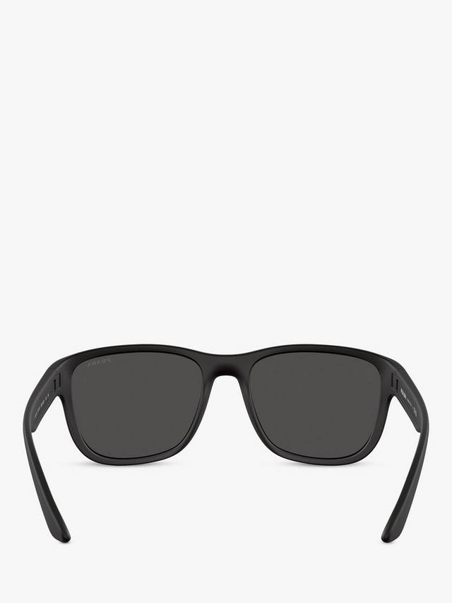 Мужские спортивные солнцезащитные очки PS 01US D-Shape Prada, Black — фото 4