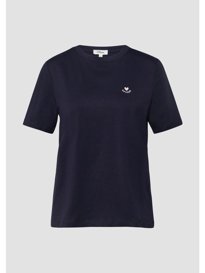 

s.Oliver Футболка цвета 59D0_navy, Синий, s.Oliver Футболка цвета 59D0_navy