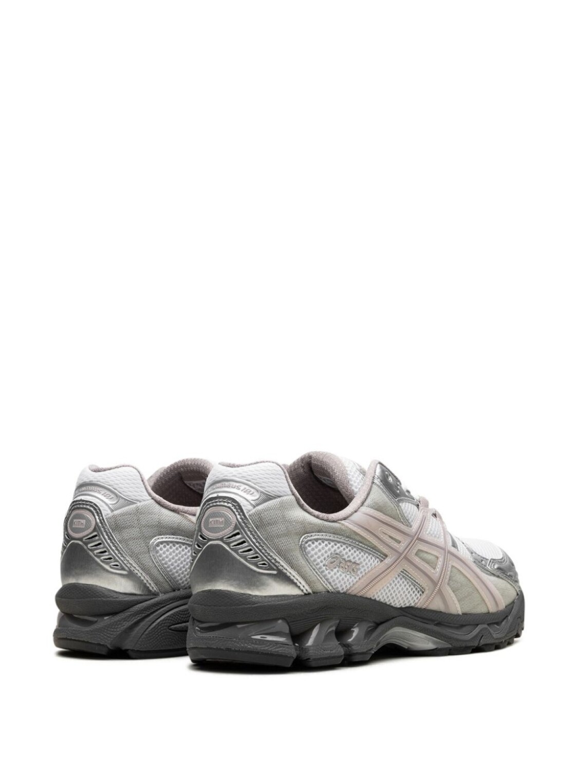 Кроссовки Gel-Nimbus 10.1 "Kith - White Morganite" ASICS, белый — фото 3