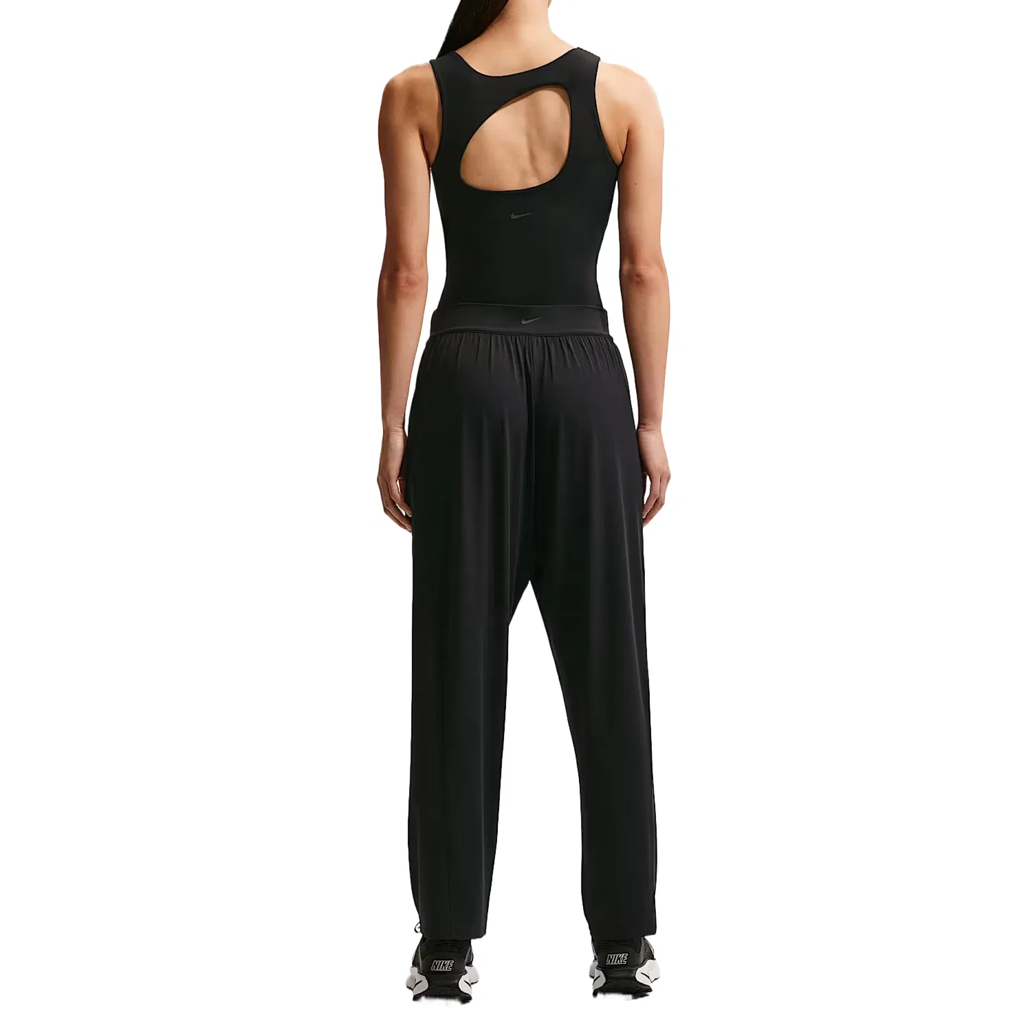 Тренировочные штаны Dri Fit Knitted женские Nike, Black/Cool Gray — фото 4