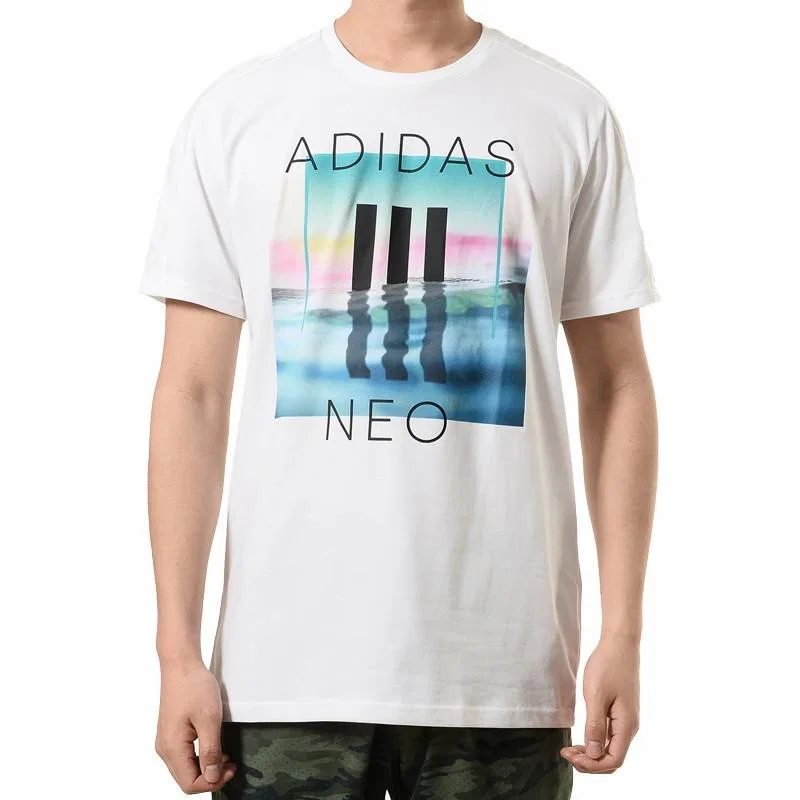 Футболка белая Adidas Neo