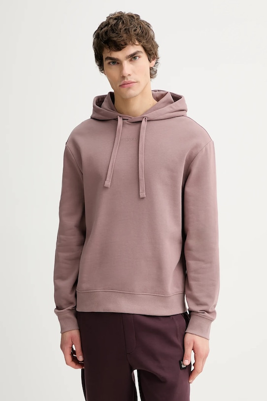 

Хлопковая толстовка HUGO, розовый