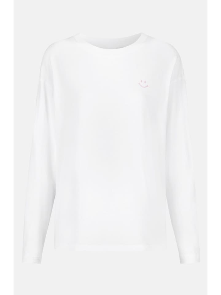 

Mey Белая футболка с длинными рукавами