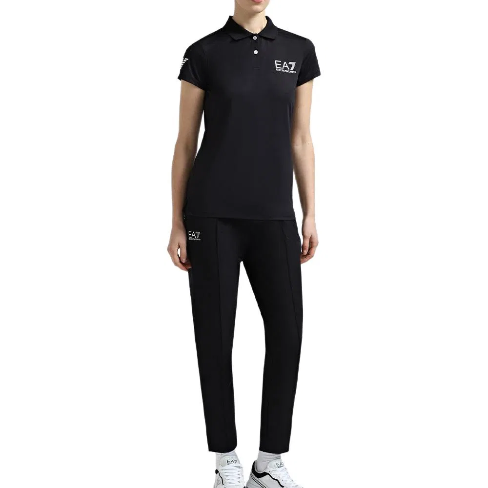 Поло Tennis Pro Emporio Armani черный — фото 4