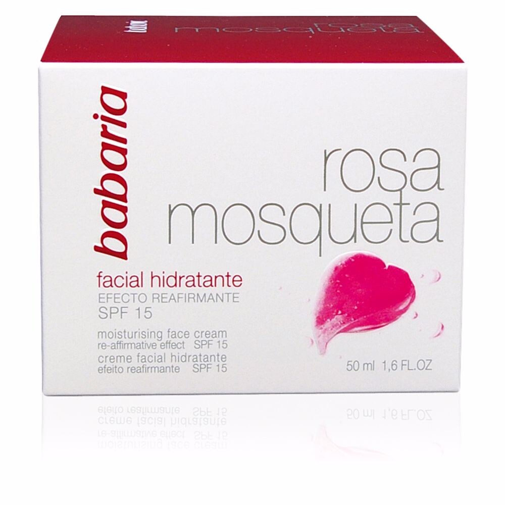 

Увлажняющий крем для ухода за лицом Rosa mosqueta hidratante 24h crema facial Babaria, 50 мл