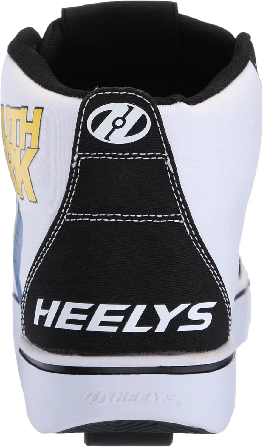 Мужские роликовые кроссовки Heelys Racer Mid с колесиками, Black / White / Yellow — фото 3
