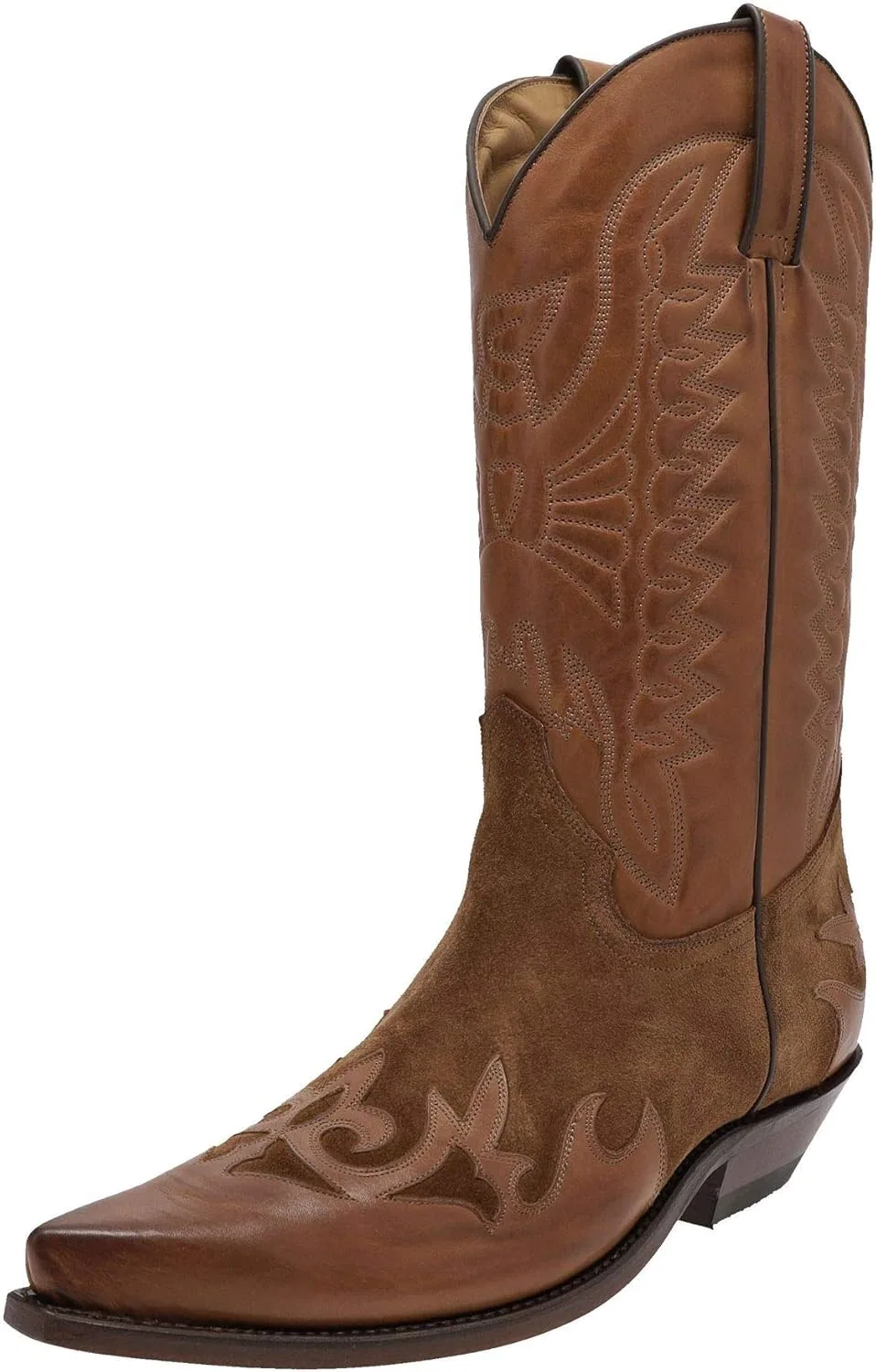 FB Fashion Boots Carlos Ковбойские ботинки унисекс Коньячные ботинки в стиле вестерн Кожаные ботинки Коричневые