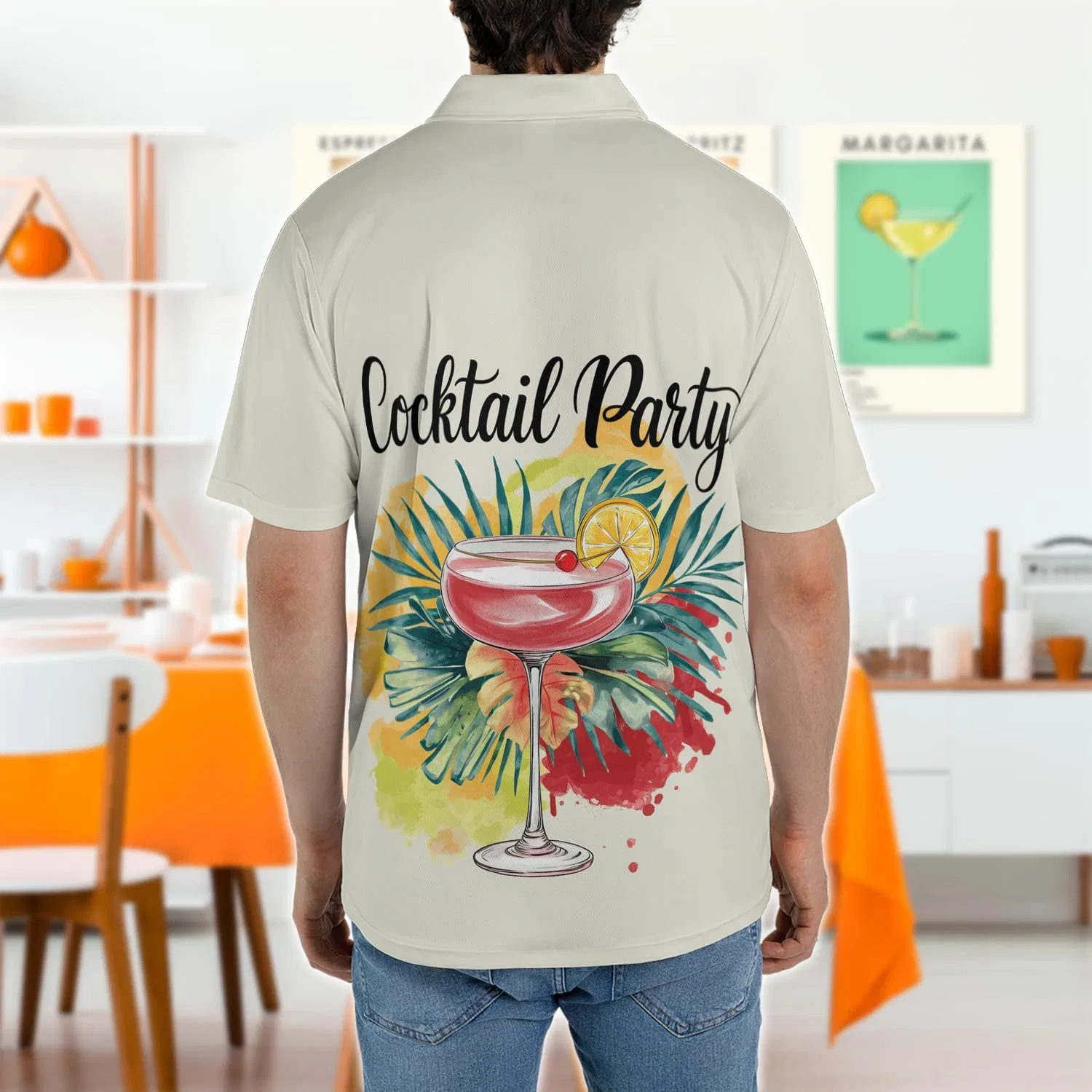 Мужское поло Cocktail Polo, Regular Fit, серия 45, Cocktail_10 — фото 2