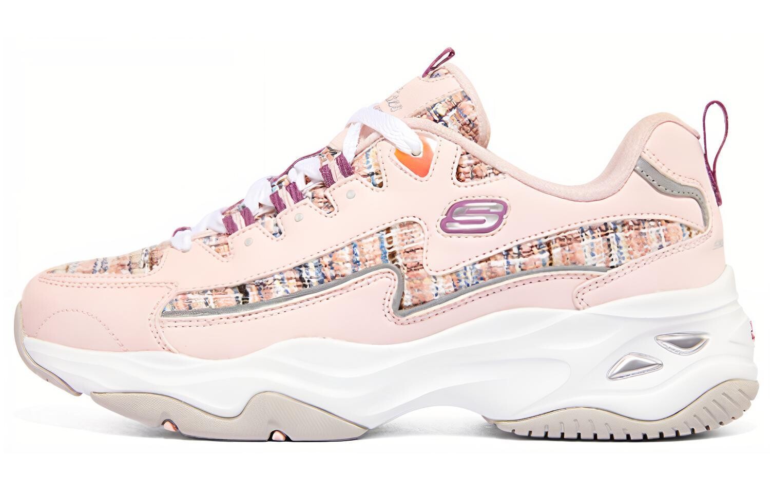 

Кроссовки женские D"Lites 4.0 Chunky с низким верхом розового цвета Skechers, Розовый, Кроссовки женские D"Lites 4.0 Chunky с низким верхом розового цвета Skechers