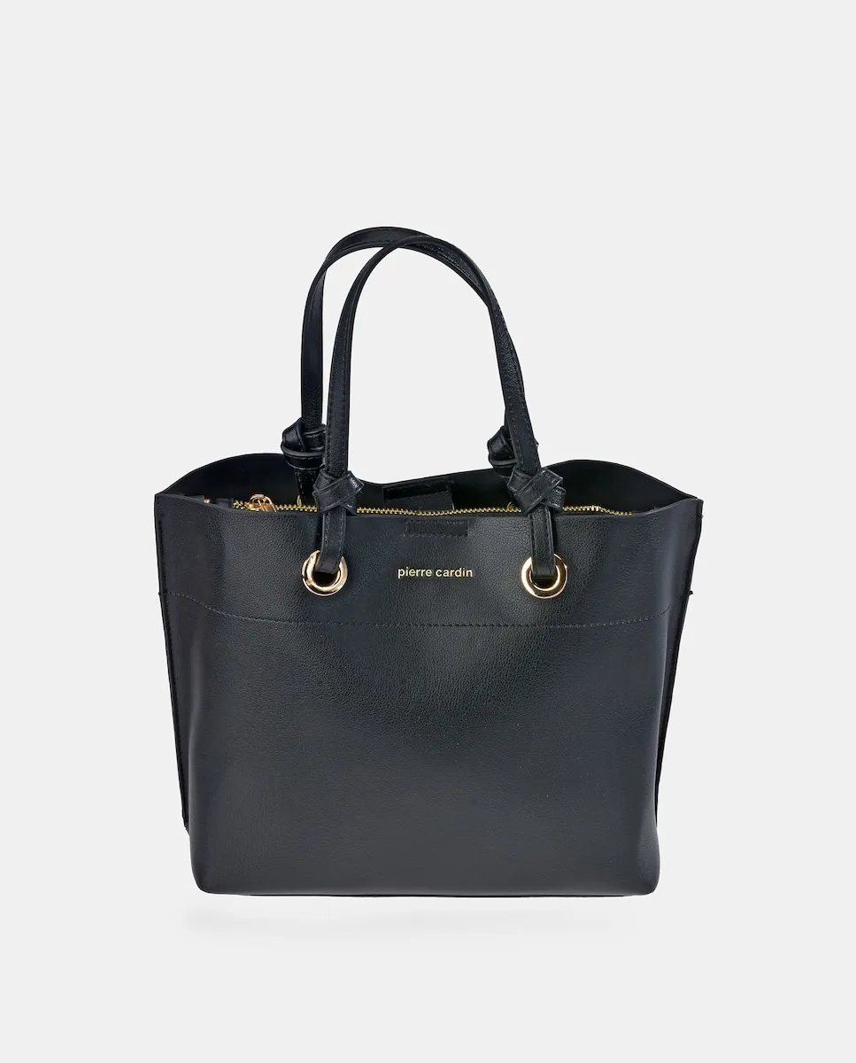 

Сумка-хобо из полиуретана Pierre Cardin, черный