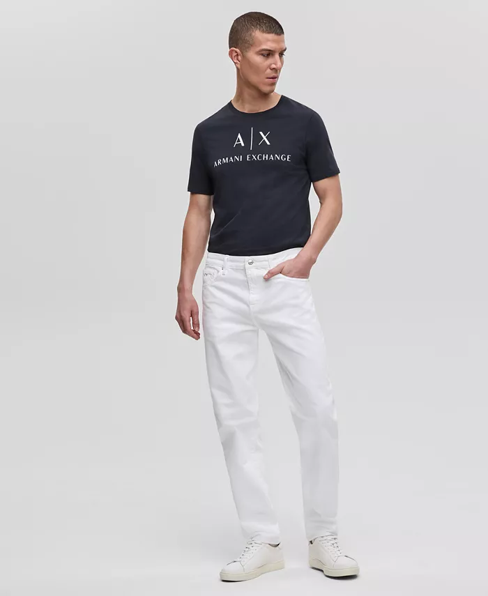 

Мужские узкие белые джинсы A|X Armani Exchange, белый