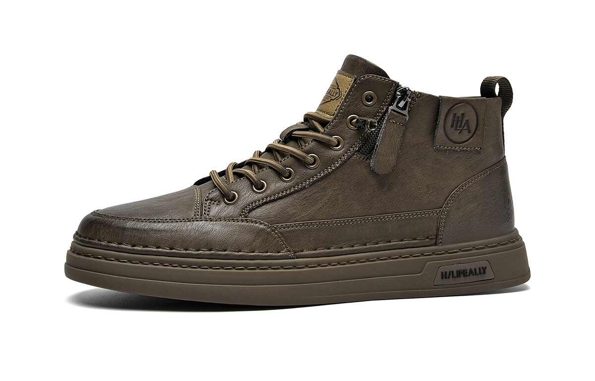 

Кроссовки мужские Lifestyle Shoes Men Low-Top Hla, коричневый