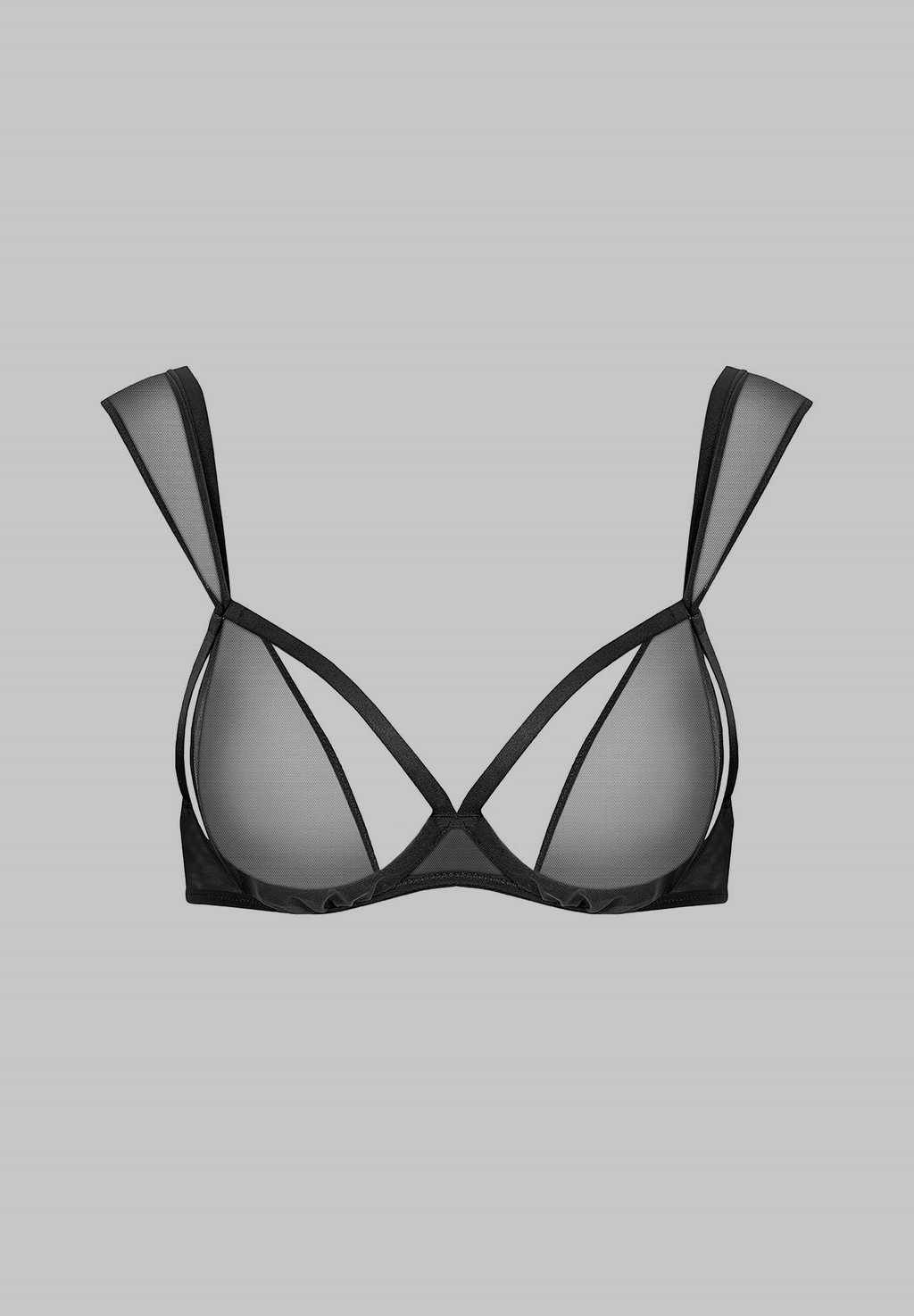 

Бюстгальтер на косточках L'AMOUREUSE Maison Close, черный