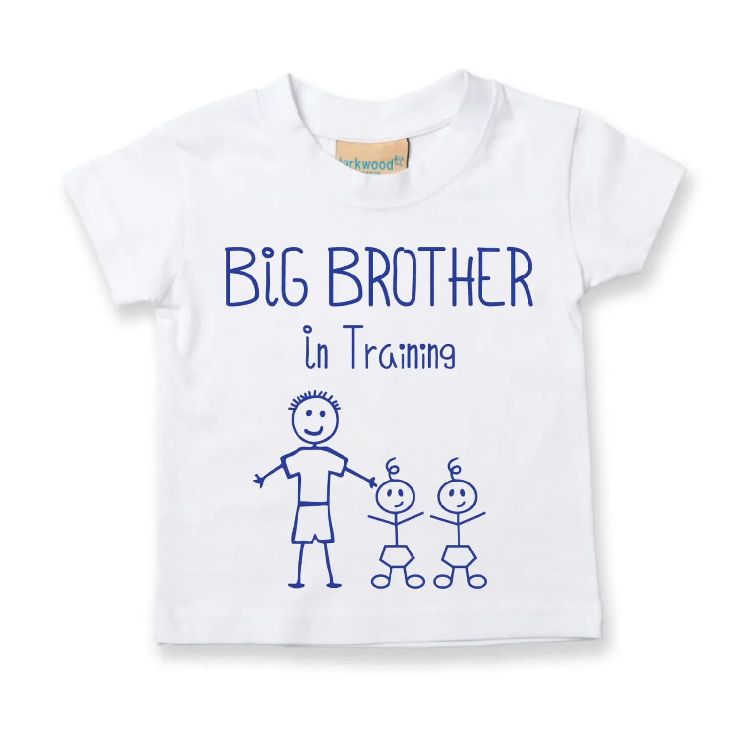 Футболка для мальчика "Big Brother in Training" TWINS, 60 Second Makeover, белый