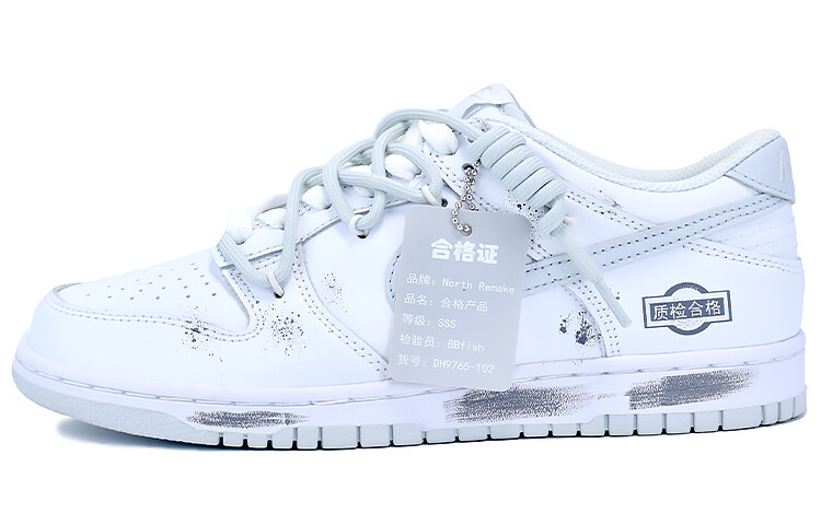 

Кроссовки Nike Dunk Skateboarding Shoes Women's Low-top White/gray, белый